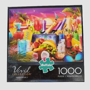 Buffalo Games Vivid Collection Happy Hour 2 1000 Piece Jigsaw Puzzle 11700 New